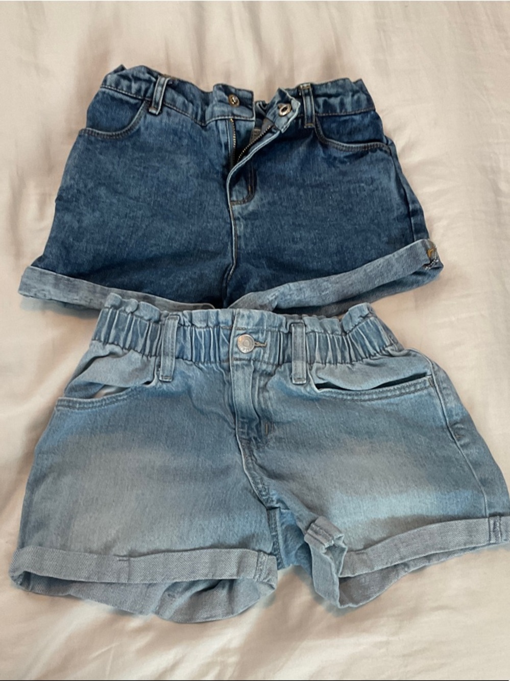 Girls Cat & Jack Light Blue Denim Shorts Size 8